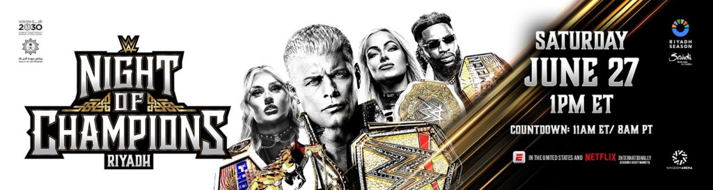 wwe night of champions poster new