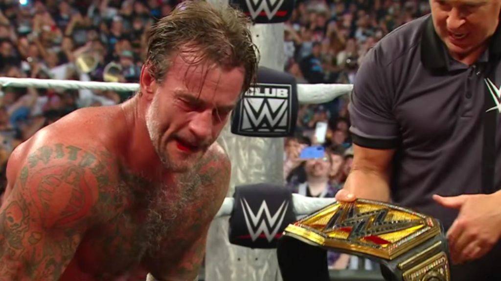 CM Punk won the WWE title by defeating Sami Zayn on RAW