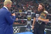 Cody Rhodes and Sami Zayn on WWE SmackDown