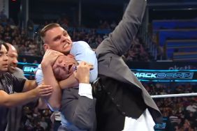 Gunther attacked Nick Aldis on WWE SmackDown