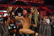 Maxxine Dupri kisses Austin Theory on WWE RAW