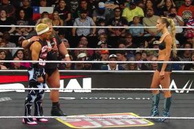 Maxxine Dupri with Alpha Academy on WWE RAW