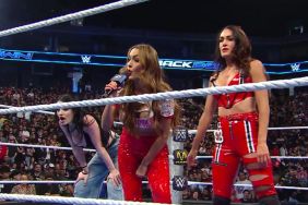Nikki and Brie Bella with Paige on WWE SmackDown