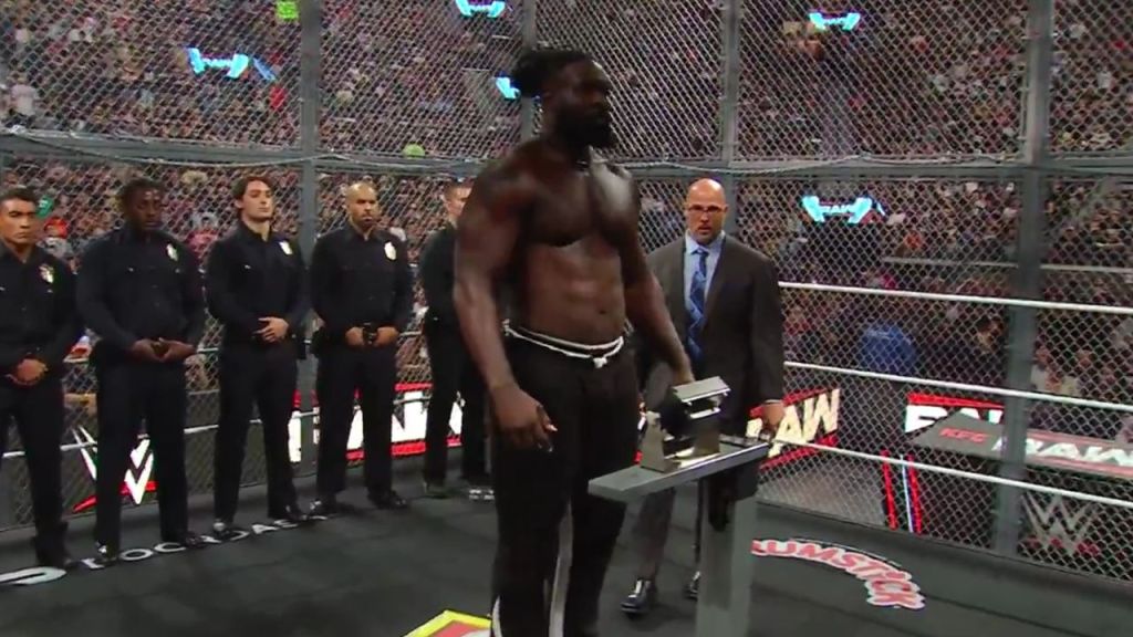 Official Weights for Brock Lesnar and Oba Femi Revealed on RAW Ahead of WWE SummerSlam