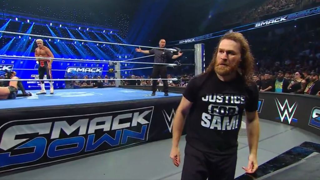 Sami Zayn Returns to WWE SmackDown After Mental Health Break