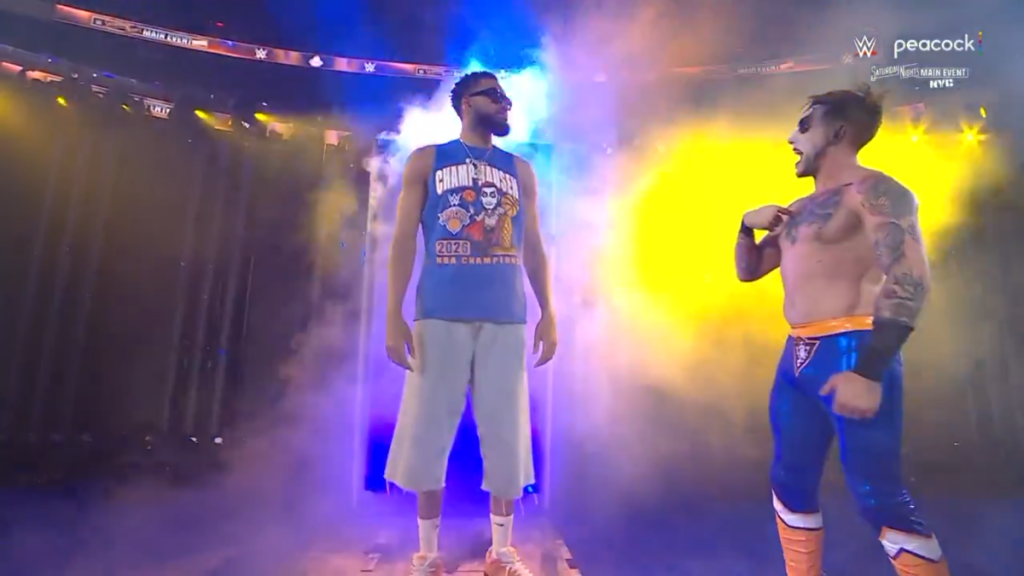 Karl-Anthony Towns Helps Danhausen Win at WWE Saturday Night's Main Event