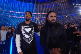 Seth Rollins & Tyrese Haliburton Interrupt Roman Reigns & Jalen Brunson at WWE Saturday Night's Main Event