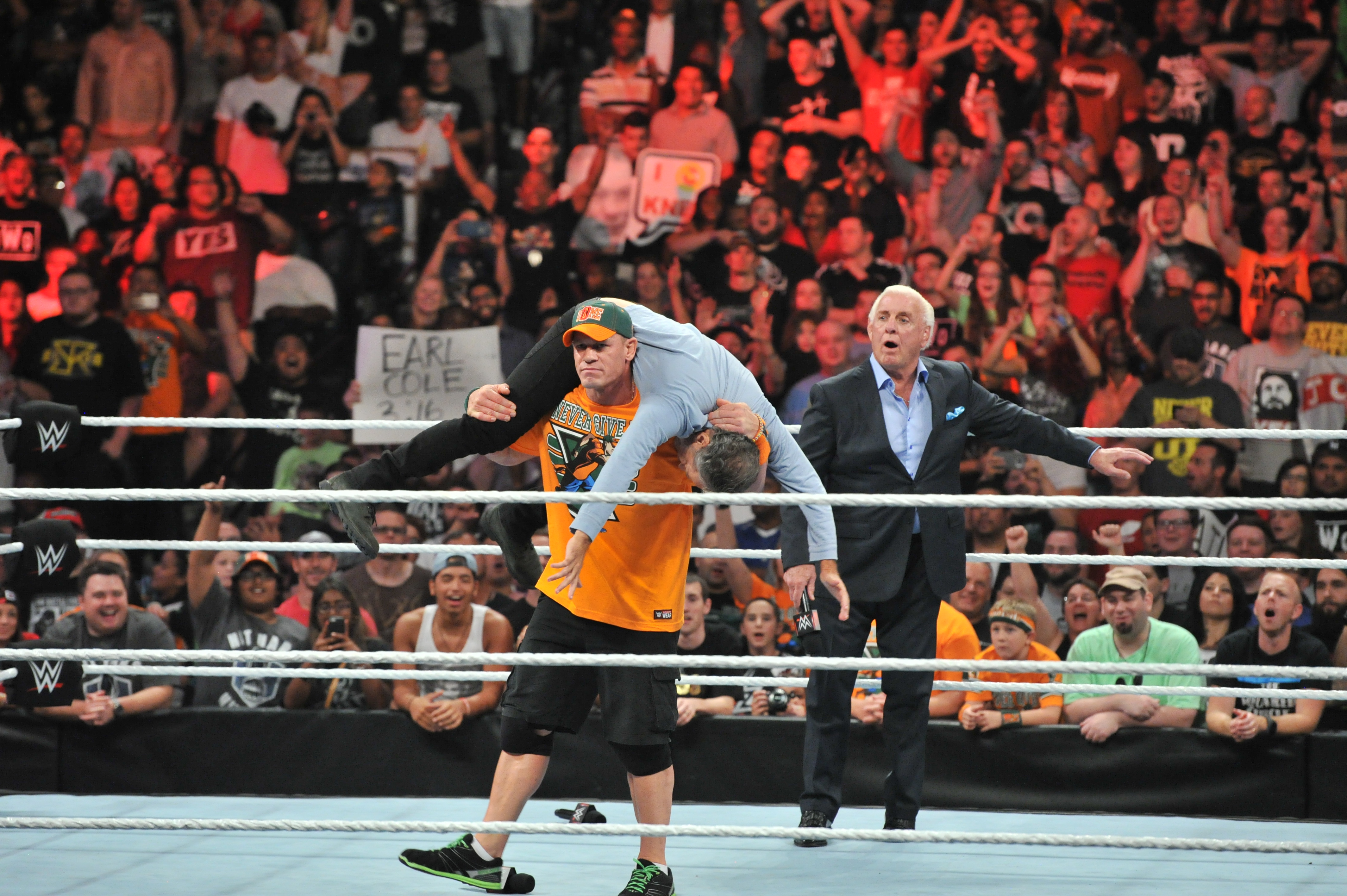 John Cena, Jon Stewart & Ric Flair