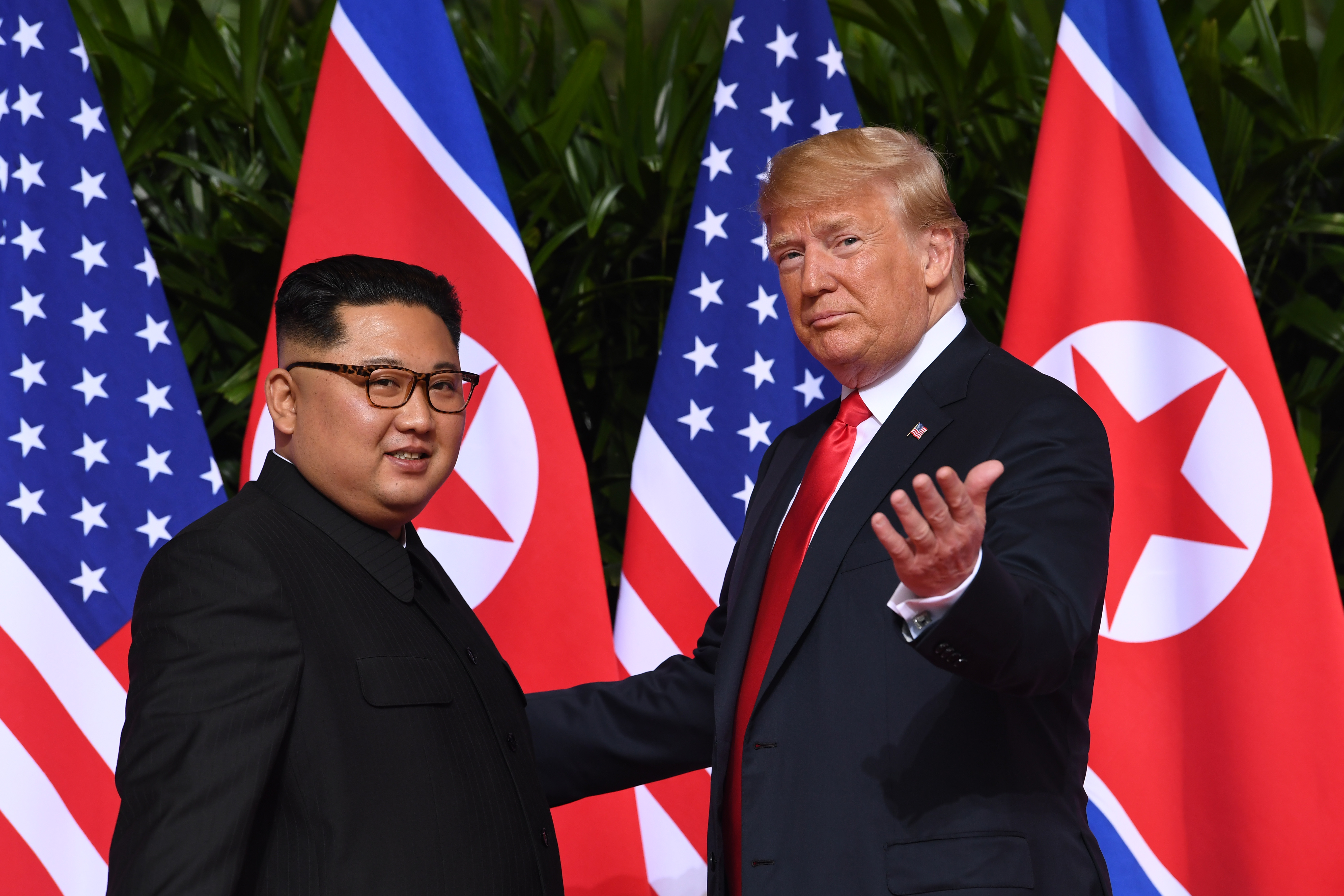 Donald Trump Meets Kim Jong-un