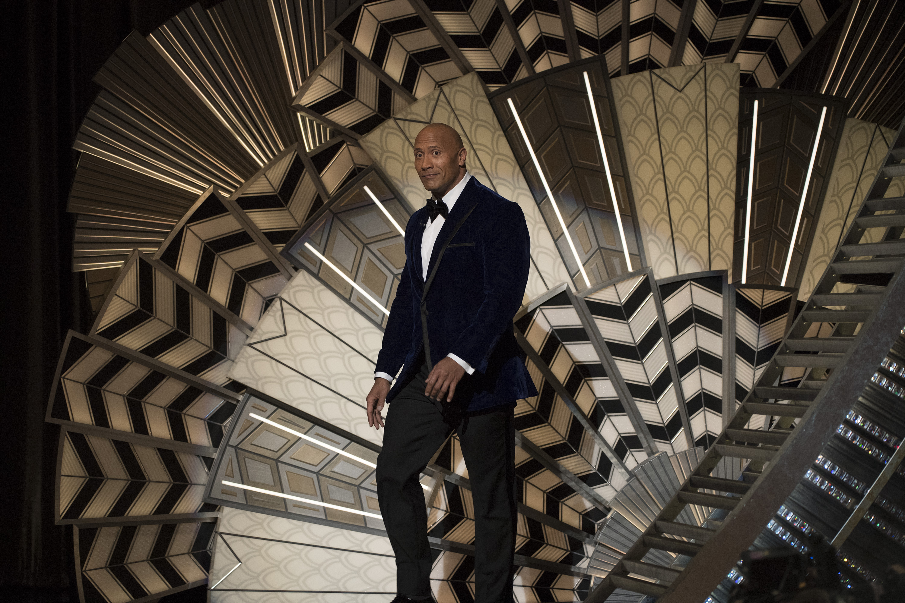 Dwayne Johnson Oscars Red Carpet 2017 #7