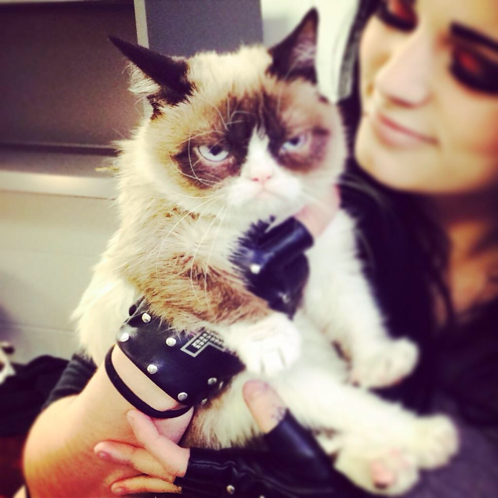 Grumpy Cat & Paige