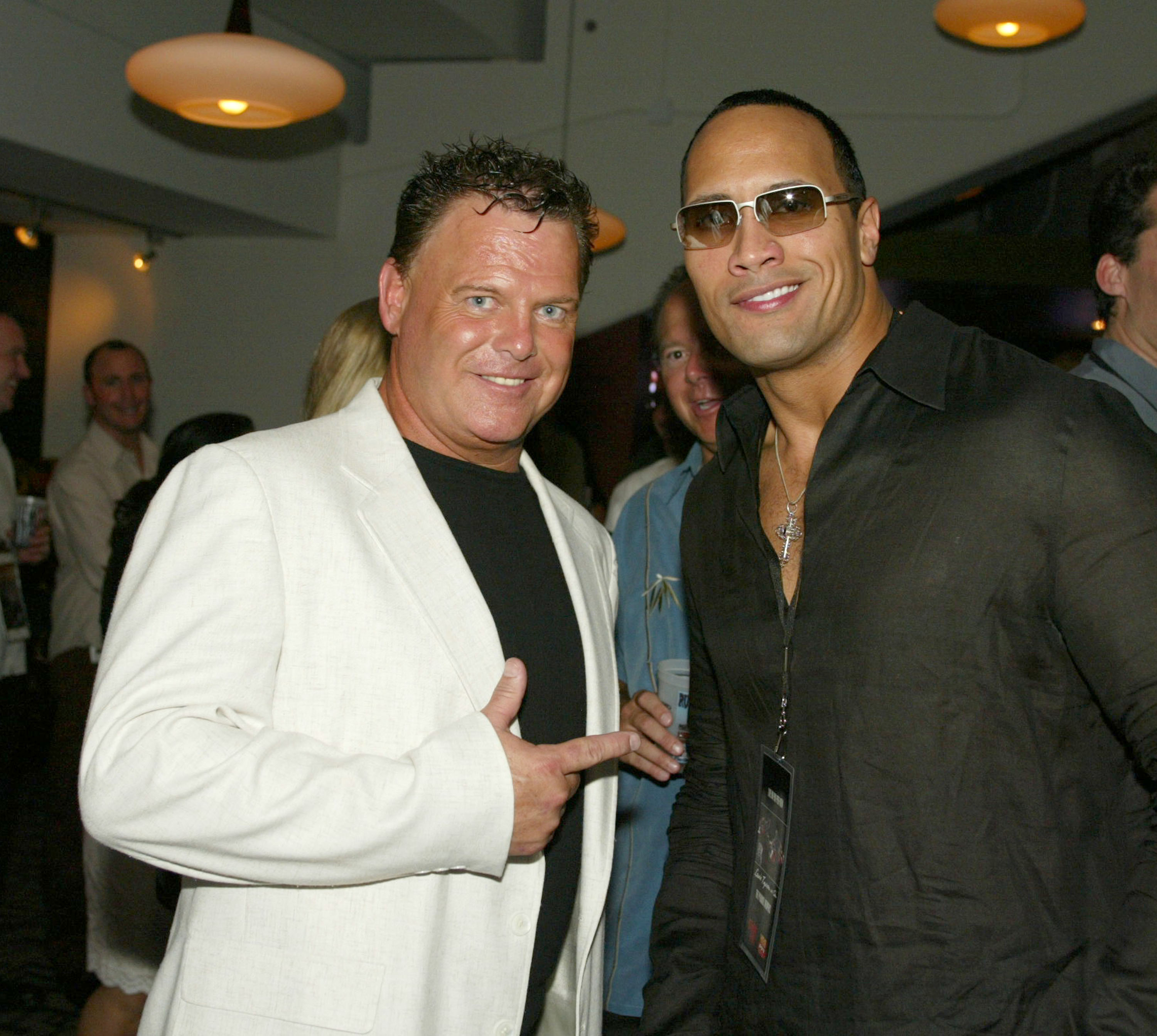 Jerry Lawler & The Rock