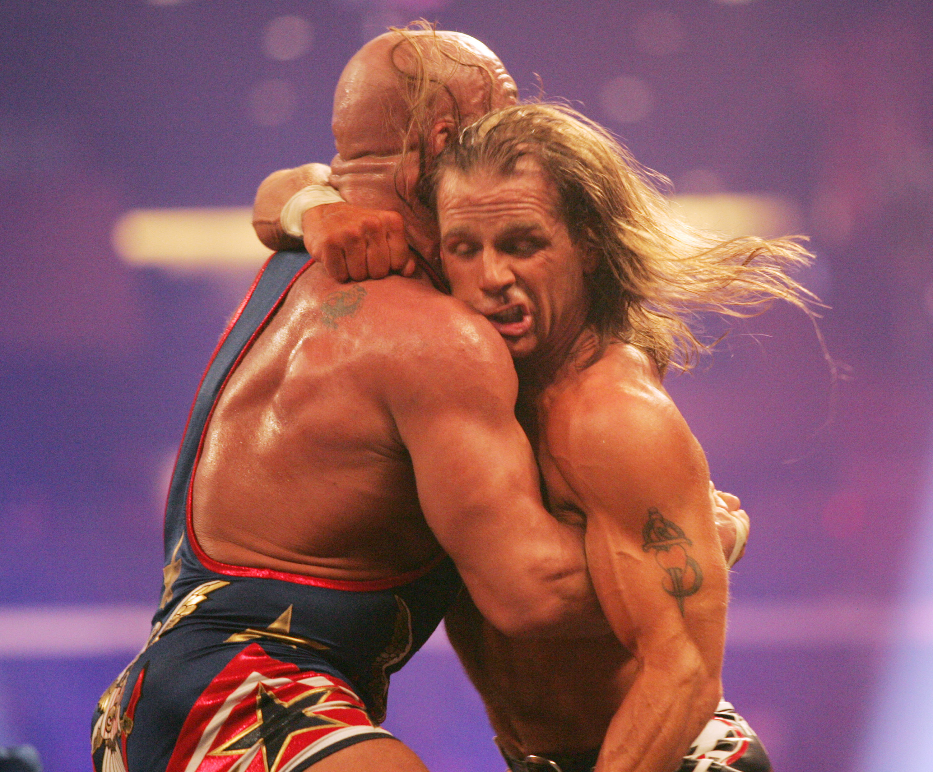 Kurt Angle v Shawn Michaels