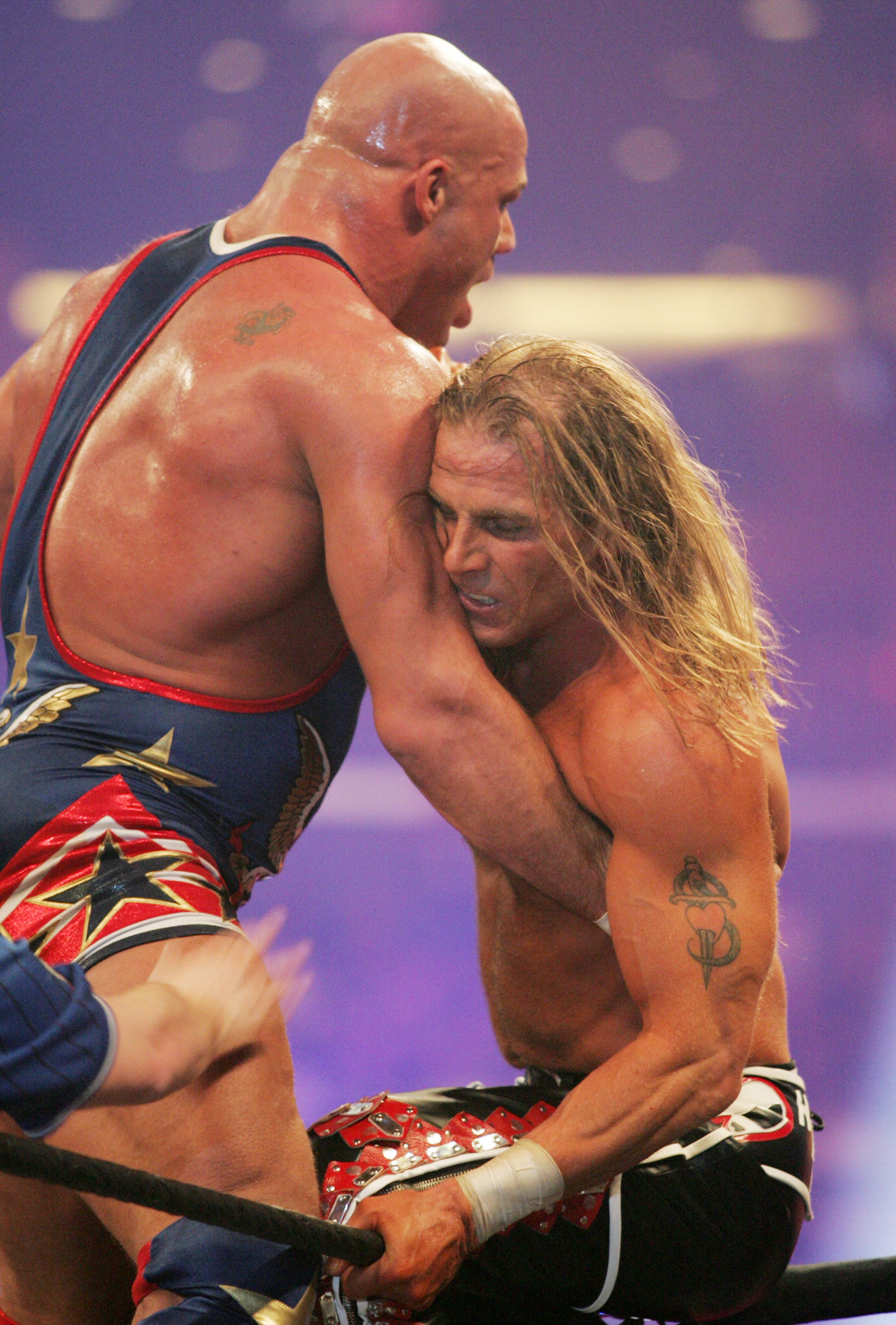 Kurt Angle v Shawn Michaels