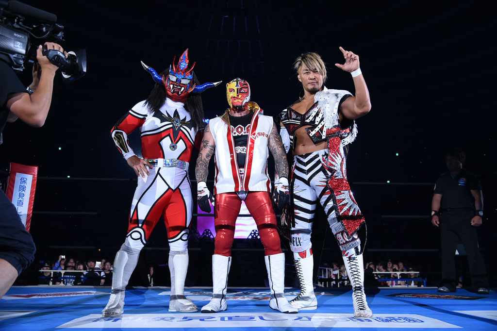 Liger, Mysterio & Tanahashi vs Cody, Page & Scurll