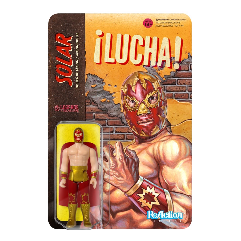 Legends of Lucha Libre Super7 Reaction Solar Packaged