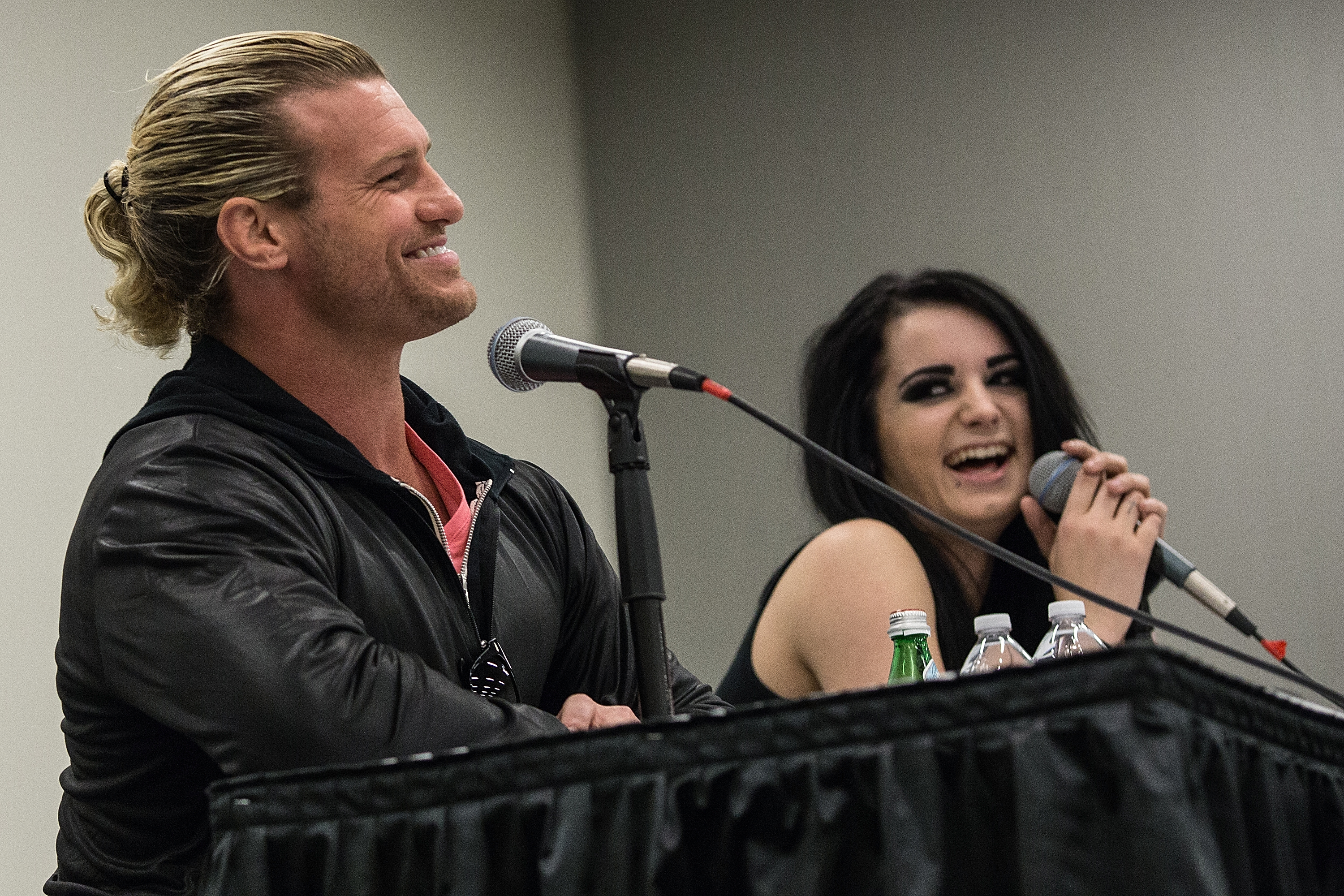 Paige and Dolph Ziggler