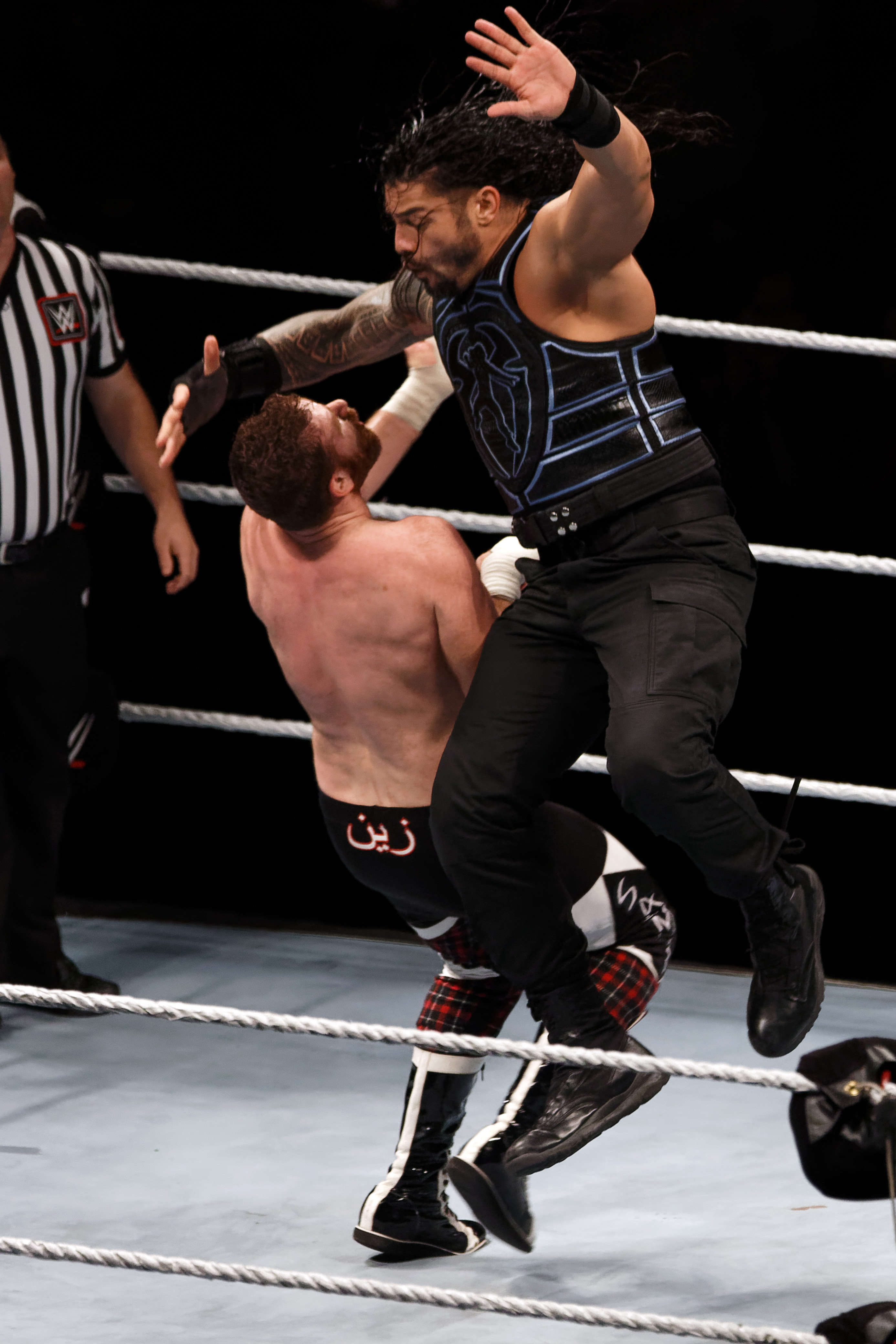 Reigns & Lashley v Owens & Zayn