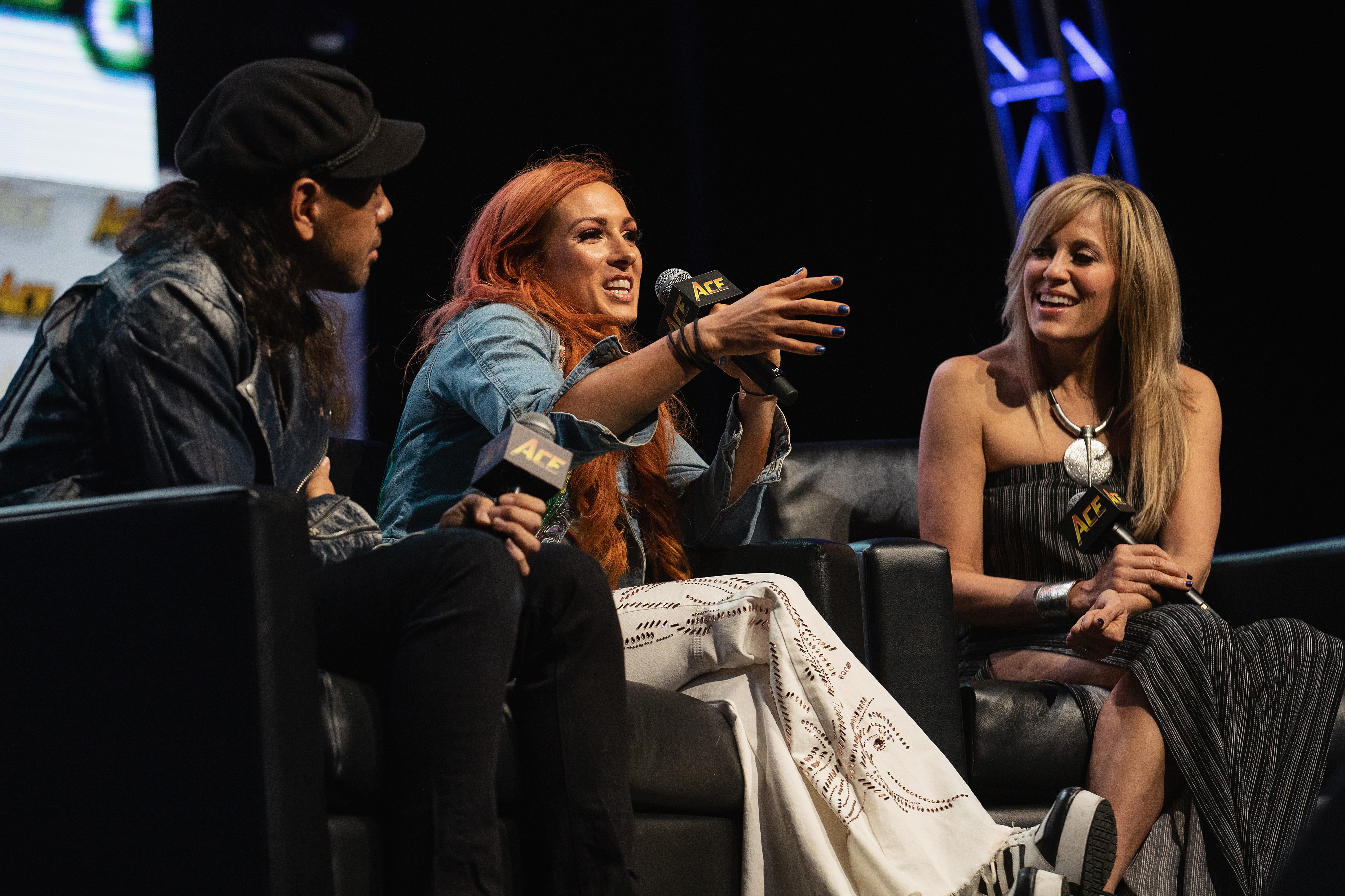 Shinsuke Nakamura, Becky Lynch & Lilian Garcia