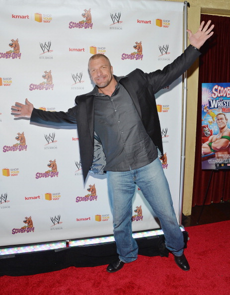 Triple H at the Scooby-Doo Premiere