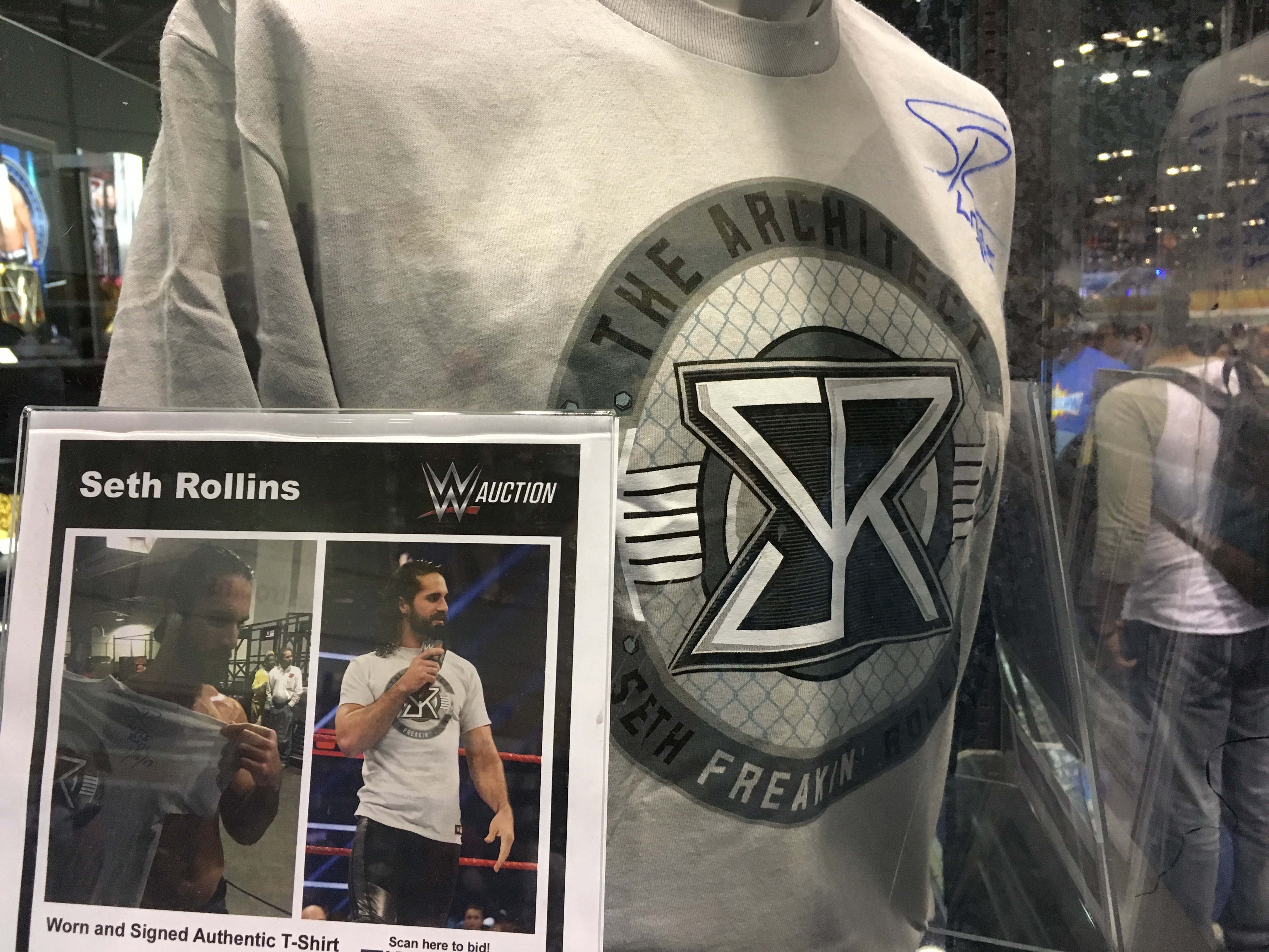 Seth Rollins Shirt Display