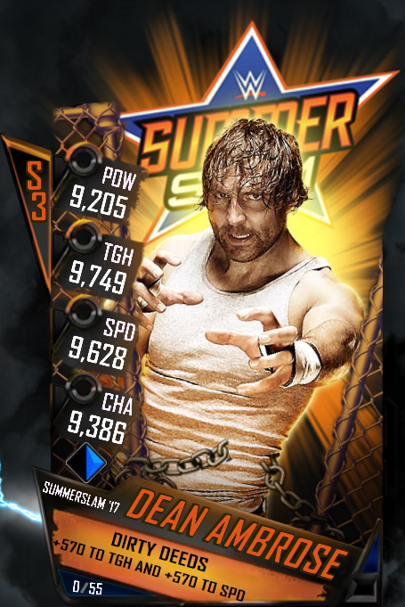 Summerslam Tier Dean Ambrose