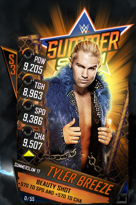 Summerslam Tier Tyler Breeze