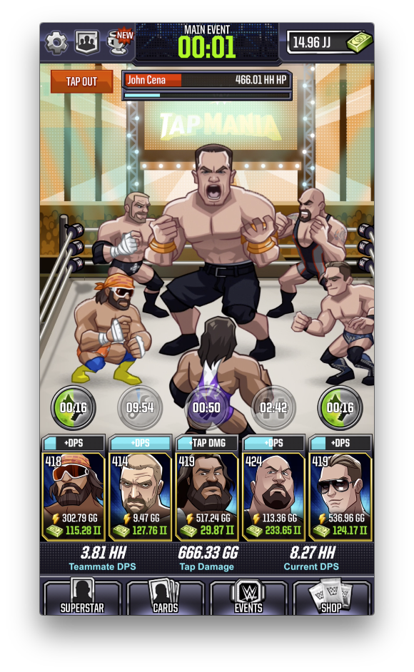WWE Tap Mania #5