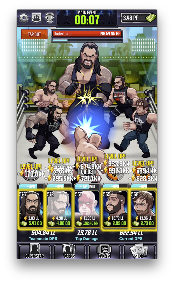 WWE Tap Mania #9
